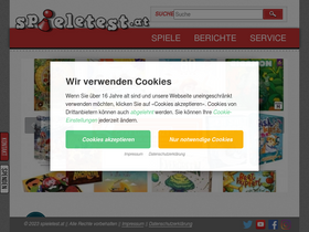'spieletest.at' screenshot