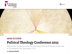 'politicaltheology.com' screenshot