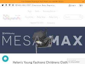 Babysupermarket.com homepage screenshot