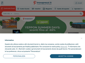 'trovaprezzi.it' screenshot