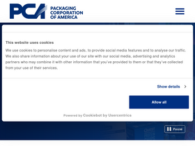 'packagingcorp.com' screenshot
