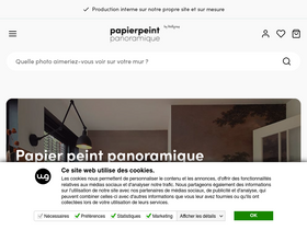 'papierpeintpanoramique.fr' screenshot