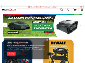 'domitech.pl' screenshot