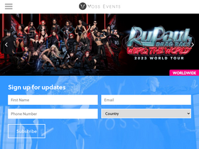 'vossevents.com' screenshot