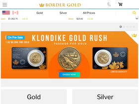 'bordergold.com' screenshot