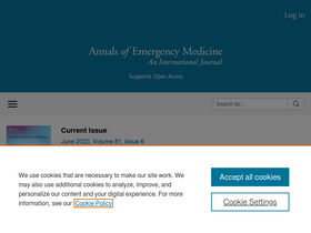 'annemergmed.com' screenshot