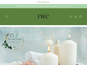 funwithcandles.co.za homepage screenshot