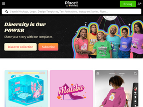 'placeit.net' screenshot