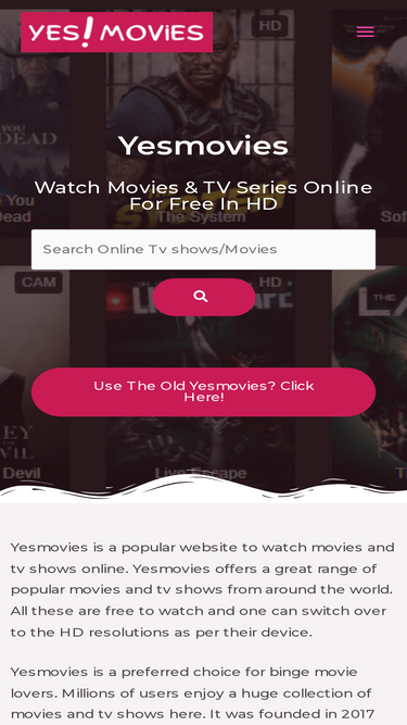 Yesmovies free online movie streaming online sites