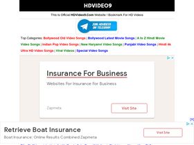 'hdvideo9.com' screenshot