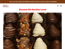 sweetlovablechocolates.com homepage screenshot