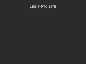 'legit-ptc.site' screenshot