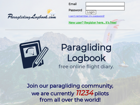 paraglidinglogbook.com