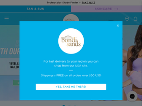 'bondisands.com.au' screenshot