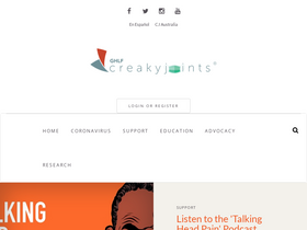 'creakyjoints.org' screenshot