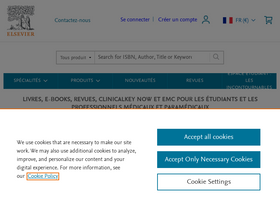 'elsevier-masson.fr' screenshot