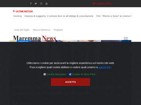 'maremmanews.it' screenshot