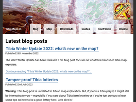 'tibiamaps.io' screenshot