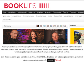 'booklips.pl' screenshot