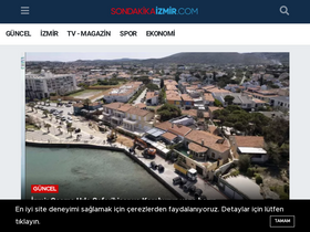 'sondakikaizmir.com' screenshot
