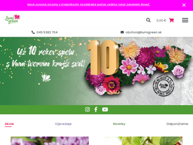 'lumigreen.sk' screenshot