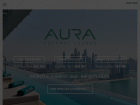 'auraskypool.com' screenshot