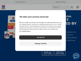 'hillspet.ca' screenshot