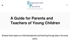 'empoweredparents.co' screenshot