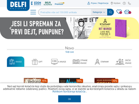 'delfi.rs' screenshot