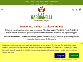 'vivaigabbianelli.it' screenshot