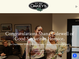 'oakeys.com' screenshot