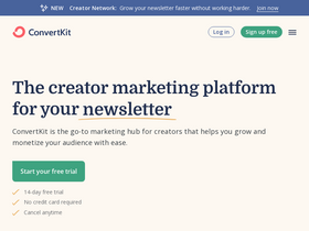 'convertkit.com' screenshot