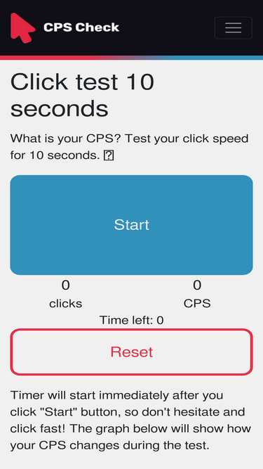 CPS Check 10 Seconds - CPS CHECKER