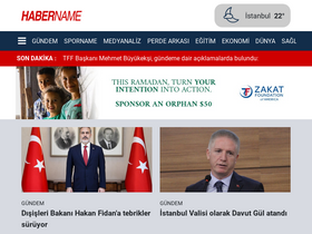'habername.com' screenshot