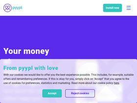 'pyypl.com' screenshot