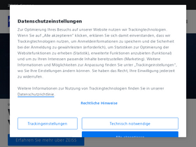 'zeiss.de' screenshot