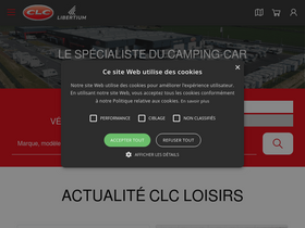 'clc-loisirs.com' screenshot