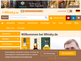 'whisky.de' screenshot
