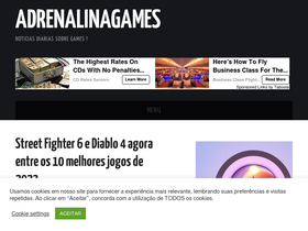 'adrenalinagames.com' screenshot