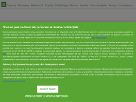 'qbebe.ro' screenshot