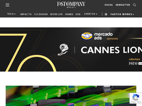 'fastcompanybrasil.com' screenshot