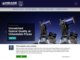 'meade.com' screenshot