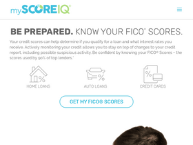 'myscoreiq.com' screenshot