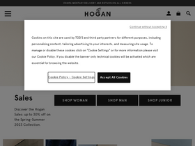 'hogan.com' screenshot