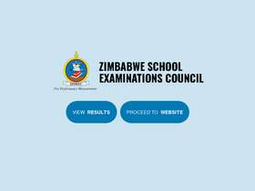 'zimsec.co.zw' screenshot