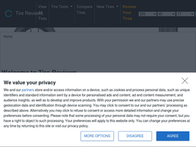 'tire-reviews.com' screenshot