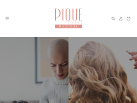 piquehair.com homepage screenshot