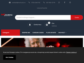 'mcmusic.ro' screenshot