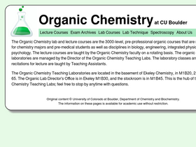 'orgchemboulder.com' screenshot