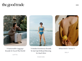 'thegoodtrade.com' screenshot